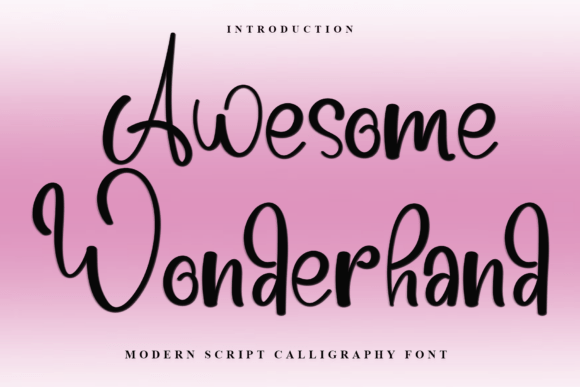 Awesome Wonderhand: A Designer’s Take on Soft Script Typography