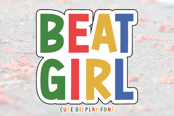 Beat Girl: The Friendly Display Font for Cohesive Brand Identity