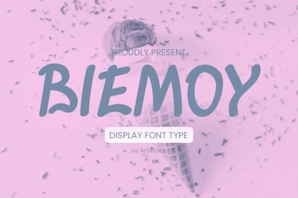 Biemoy: A Handwritten Font for Modern Editorial Design