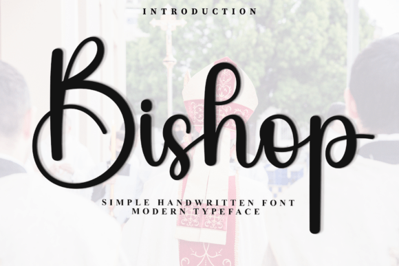 Bishop Typeface: Elevating Campaign Visuals with Script Handwritten Style