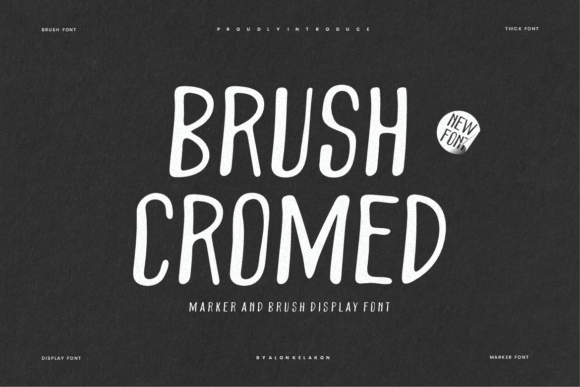 Brush Cromed: A Handwritten Typeface for Modern Web Design