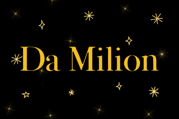 Da Milion Typeface: Elevating Brand Identity with Sketch-Like Serif Elegance