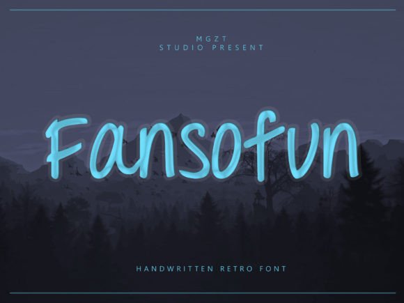 Fansofun: The Handwritten Typeface for Scroll-Stopping Social Graphics