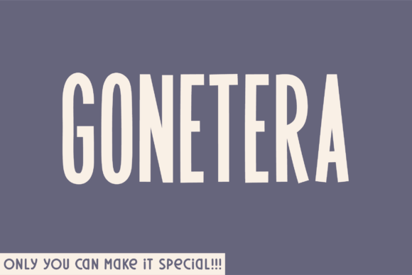 Gonetera: A Handwritten Font for Authentic Digital Branding