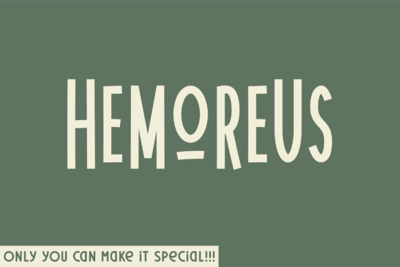 Hemoreus: A Unique Handwritten Typeface for Authentic Brand Identity