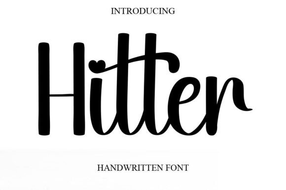 Hitter Font: A Simple Typeface for Strong Branding
