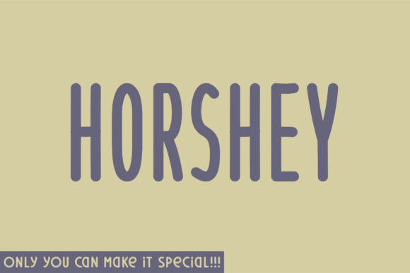 Horshey: A Natural Handwritten Font for Authentic Brand Identity