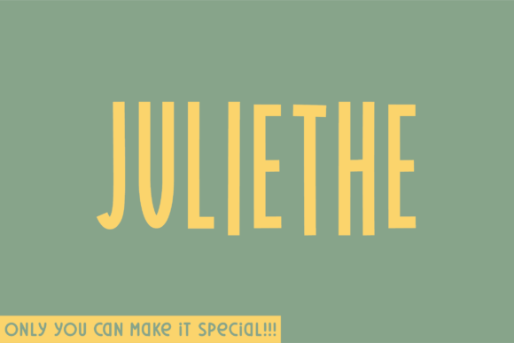 Juliethe: The Handwritten Typeface That Brings Authenticity to Campaign Visuals