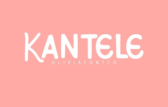 Kantele: A Sweet Handwritten Typeface for Editorial Design
