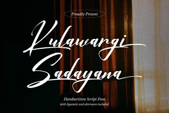 Kulawargi Sadayana: The Handwritten Typeface That Adds Warmth to Your Brand