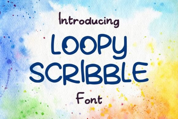 Loopy Scribble: A Playful Typeface for Creative Branding Projects
