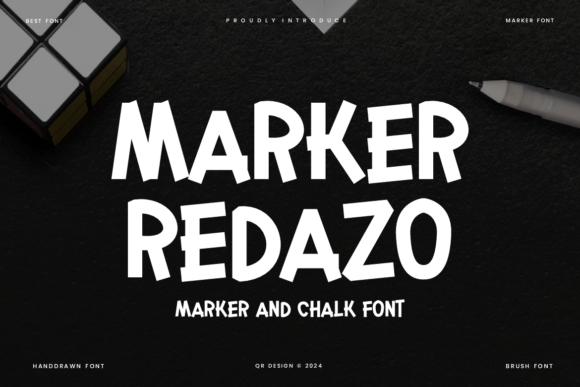 Marker Redazo: A Handwritten Font for Authentic Brand Identity
