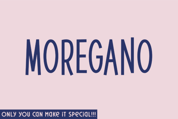 Moregano: The Handwritten Script Font for Unique Craft Products