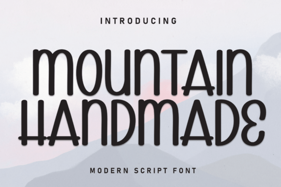 Mountain Handmade: A Script Handwritten Typeface for Editorial Design