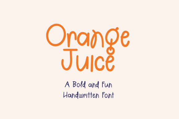 Orangejuice: The Handwritten Typeface for Scroll-Stopping Social Content