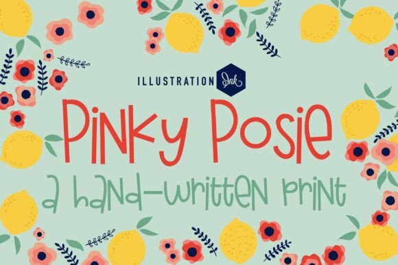 Pinky Posie: The Handwritten Typeface for Authentic Campaign Design