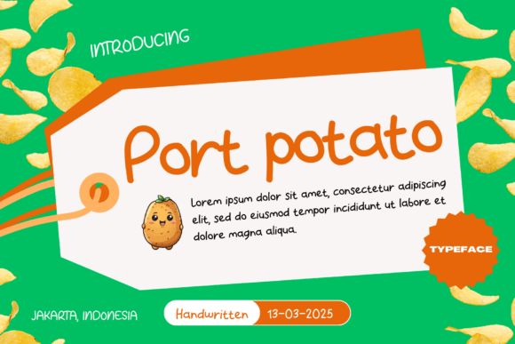 Port Potato: A Handwritten Font for Authentic Brand Storytelling