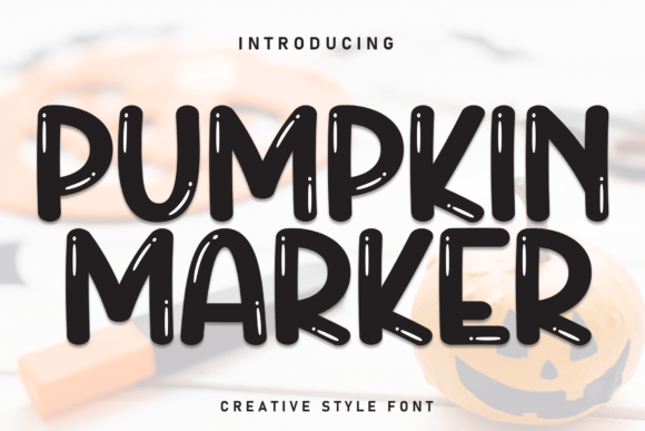 Pumpkin Marker: A Handwritten Font for Authentic Campaign Design