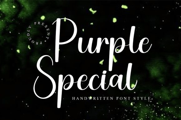 Purple Special: The Handwritten Typeface That Elevates Campaign Visuals