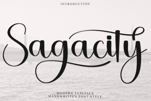 Sagacity: A Soft Script Font for Handmade Labels and Invitations