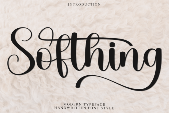Softhing: The Script Handwritten Font for Authentic Brand Identity