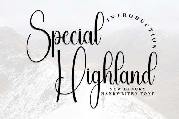 Special Highland Font: A Handwritten Typeface for Digital Designers
