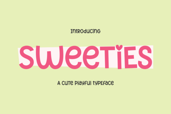 Sweeties: A Handwritten Typeface for Engaging Editorial Design