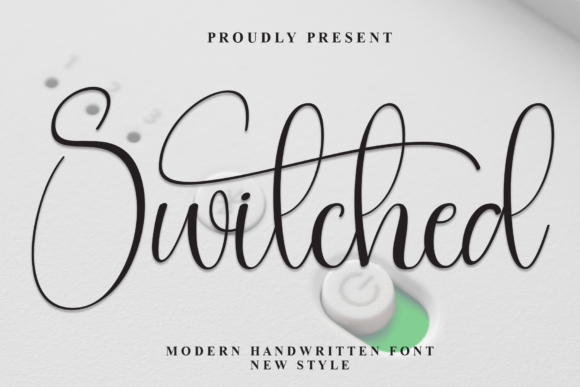 Switched: A Script Handwritten Font for Authentic Brand Identity