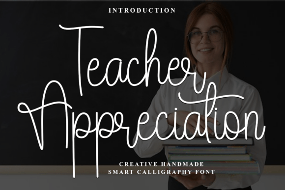 Teacher Appreciation: A Script Handwritten Font for Modern Web Design