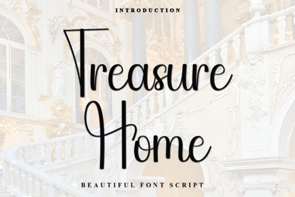 Treasure Home: A Handwritten Script Font for Boutique Branding